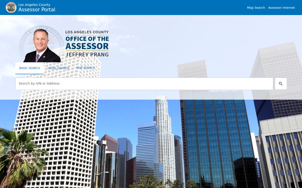 Burbank people search using Los Angeles County Assessor Portal