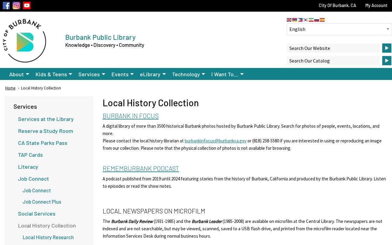 Burbank people directories public library local history city directories yearbooks newspapers